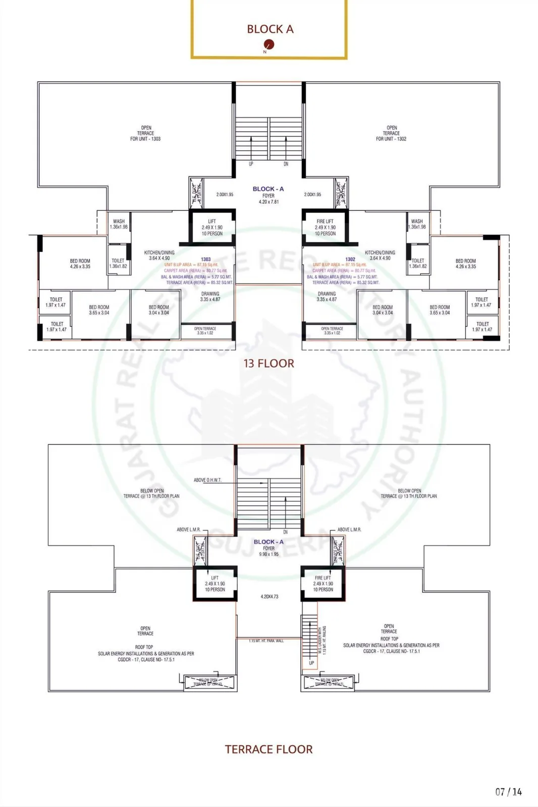 AARAV ELENZA INFINIUM Floor Plan