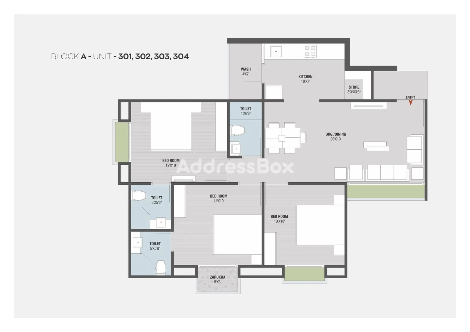 AADHVAN RISE Floor Plan