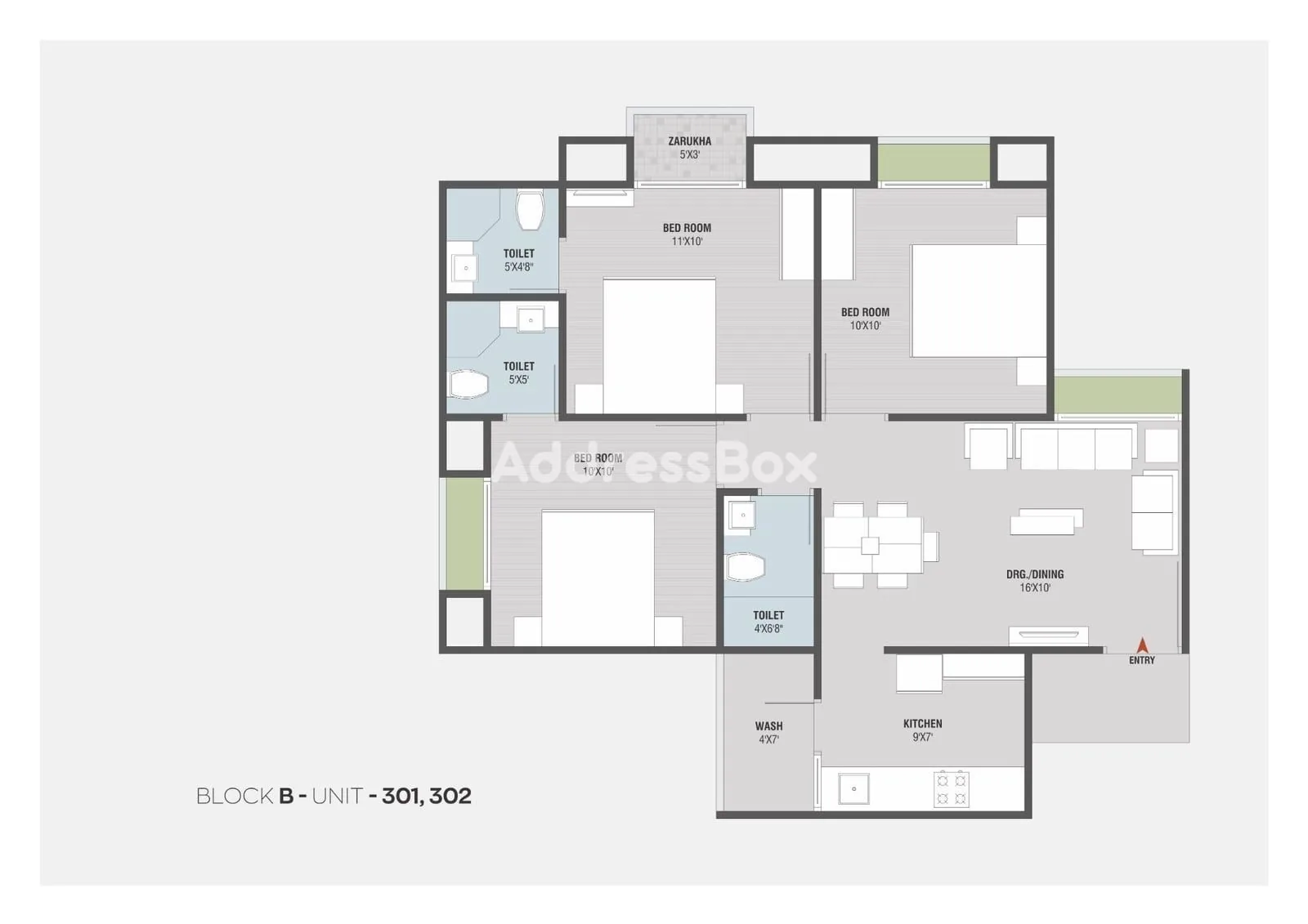 AADHVAN RISE Floor Plan