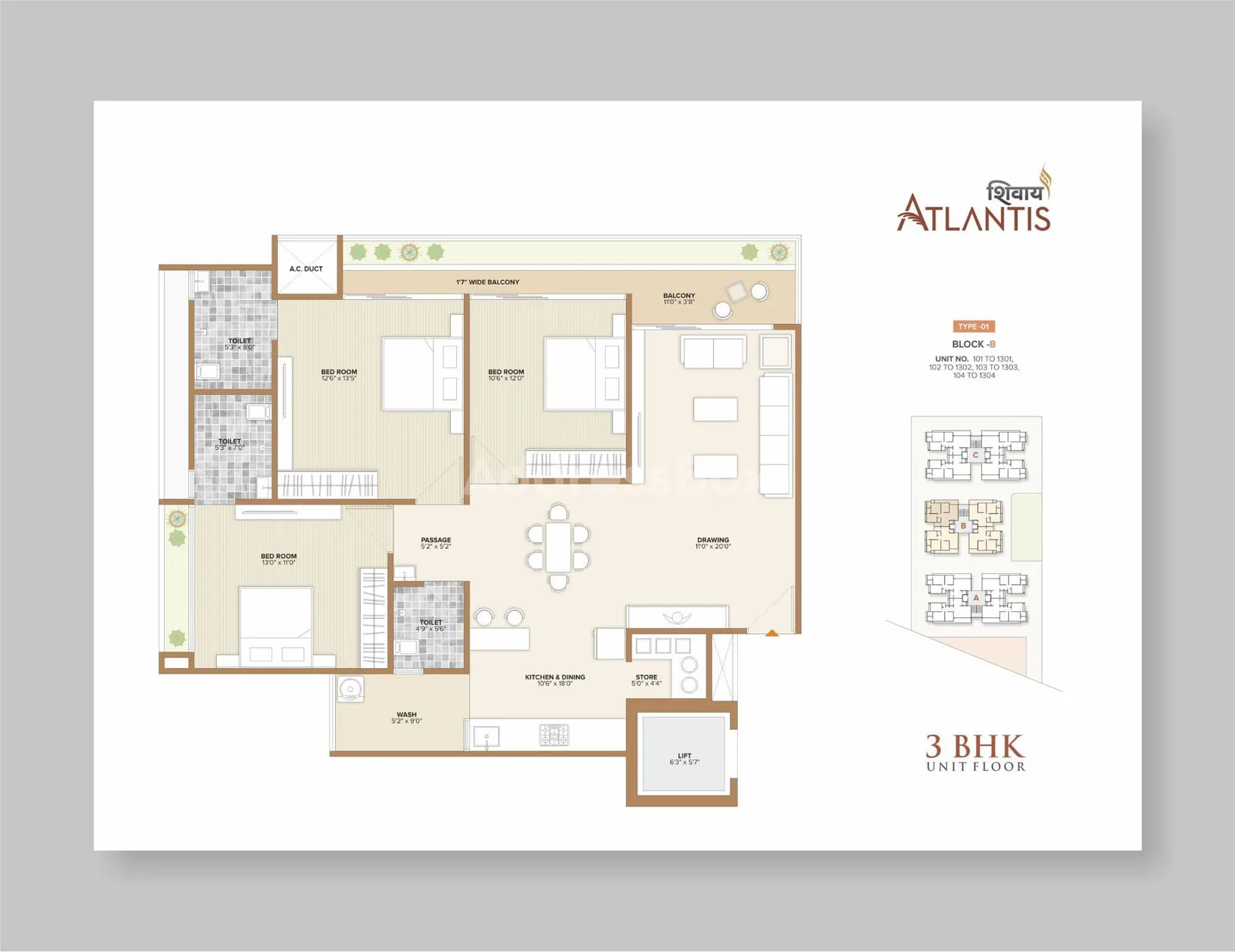 Shivay Atlantis Floor Plan