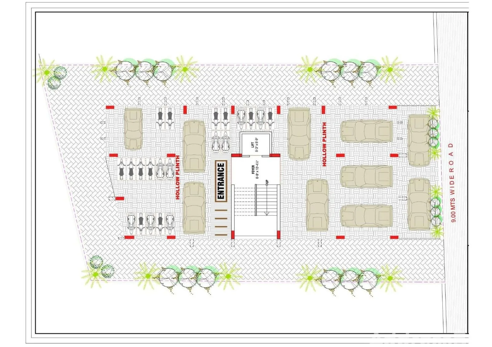 Rashmi Apartments Cluster Plan