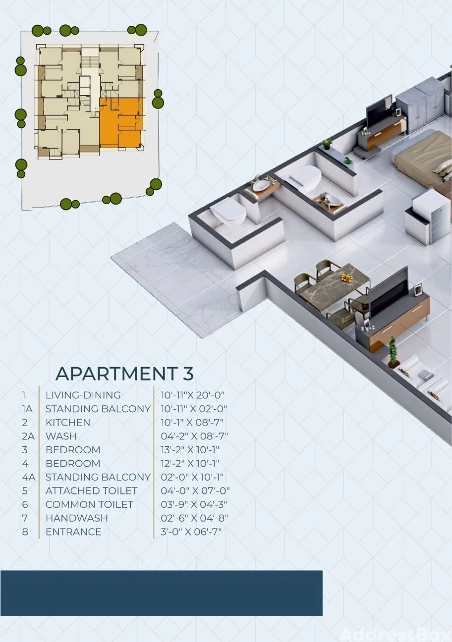 NAVMANGAL FLAT Floor Plan