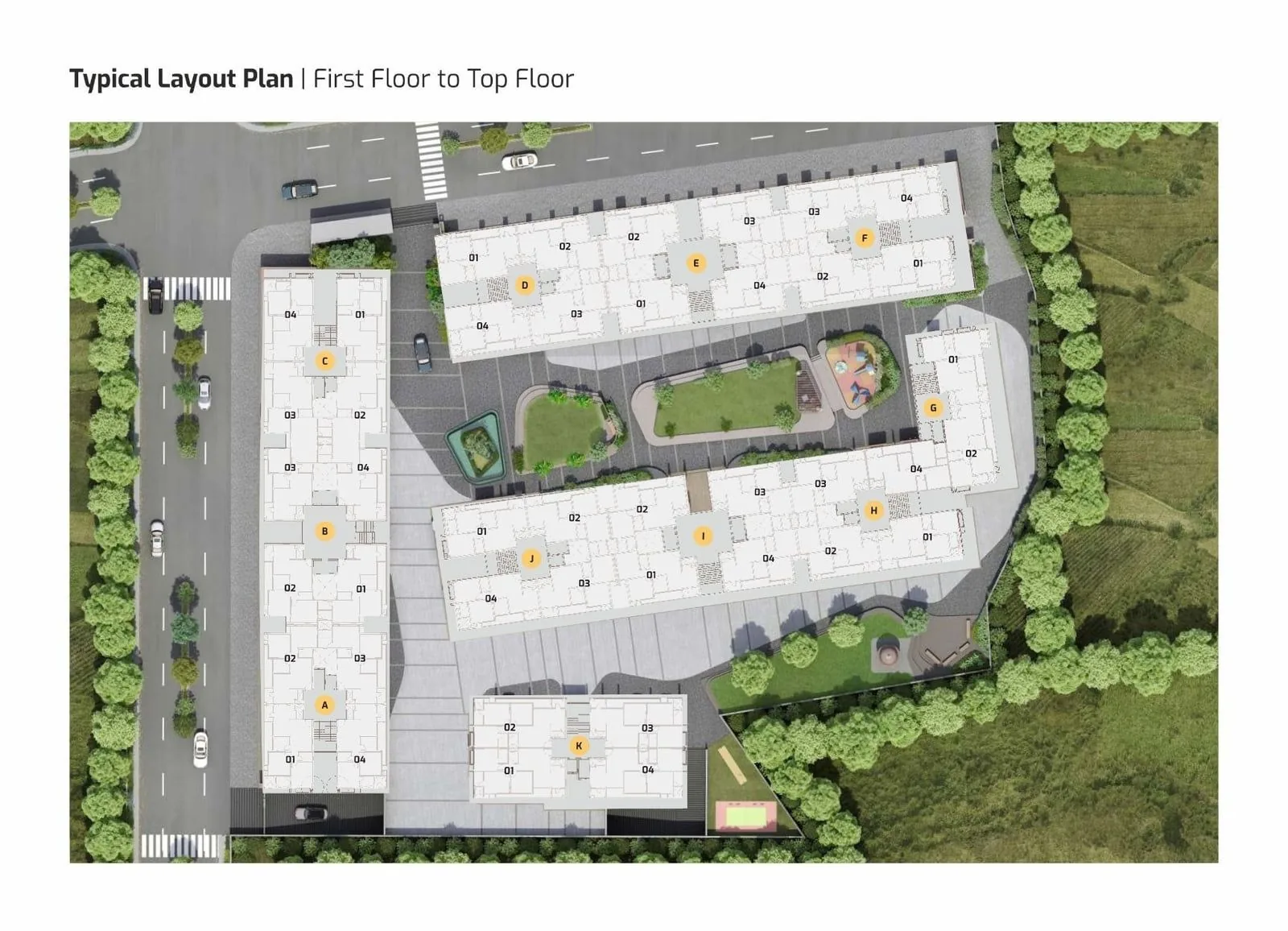 KAILASH SHIVALAY - Commercial Cluster Plan