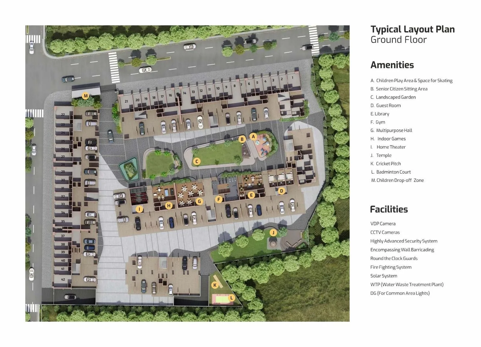 KAILASH SHIVALAY - Commercial Cluster Plan