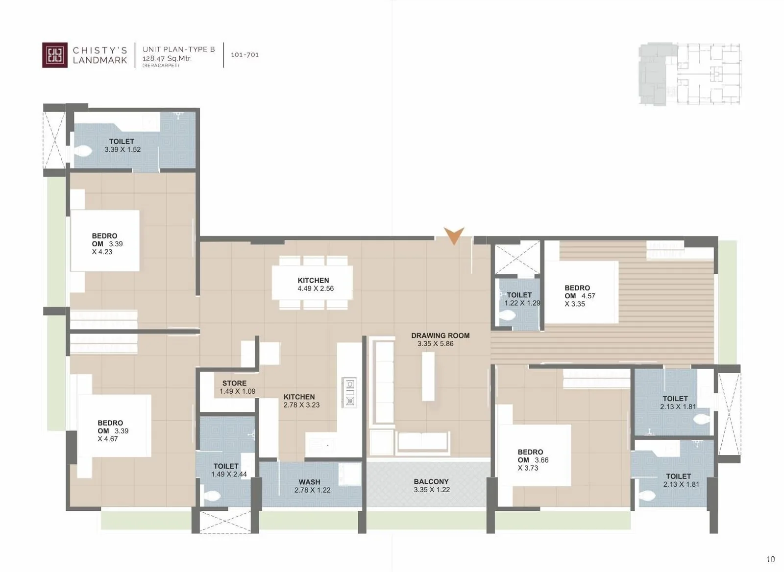 CHISTY'S LANDMARK Floor Plan