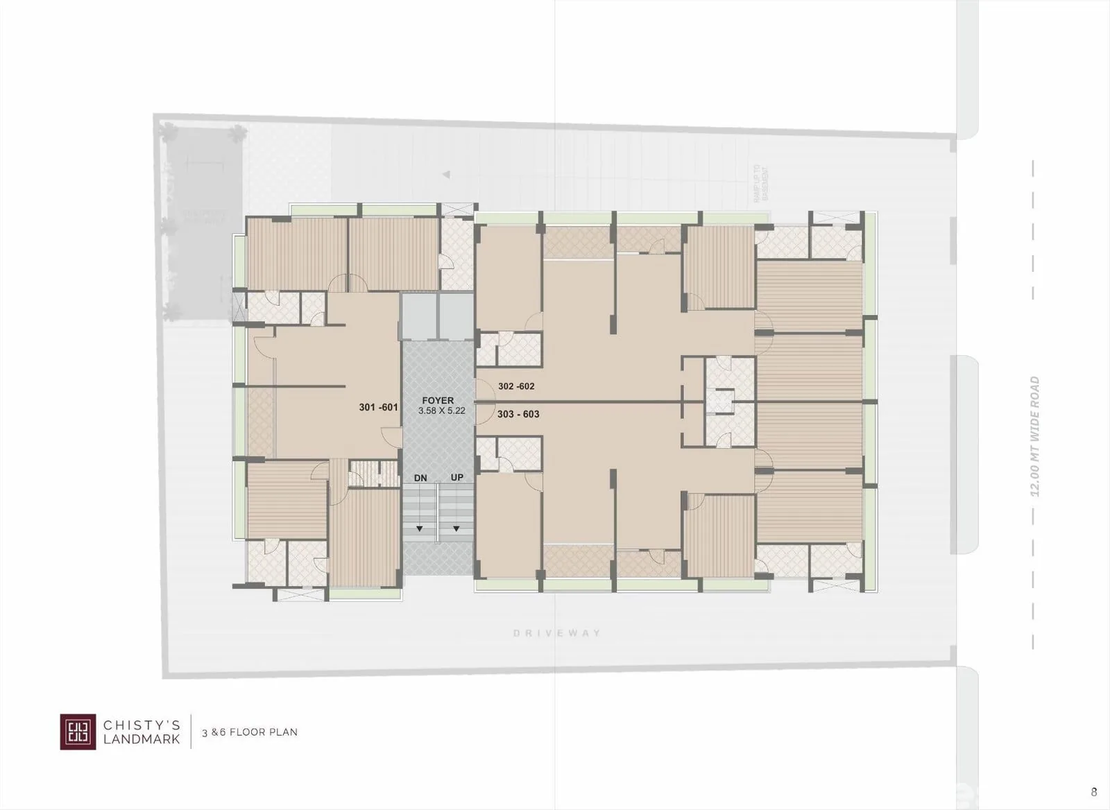 CHISTY'S LANDMARK Floor Plan