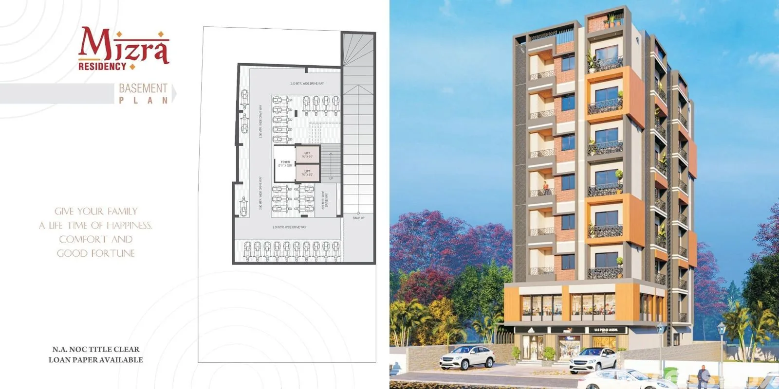 MIZRA RESIDENCY Floor Plan