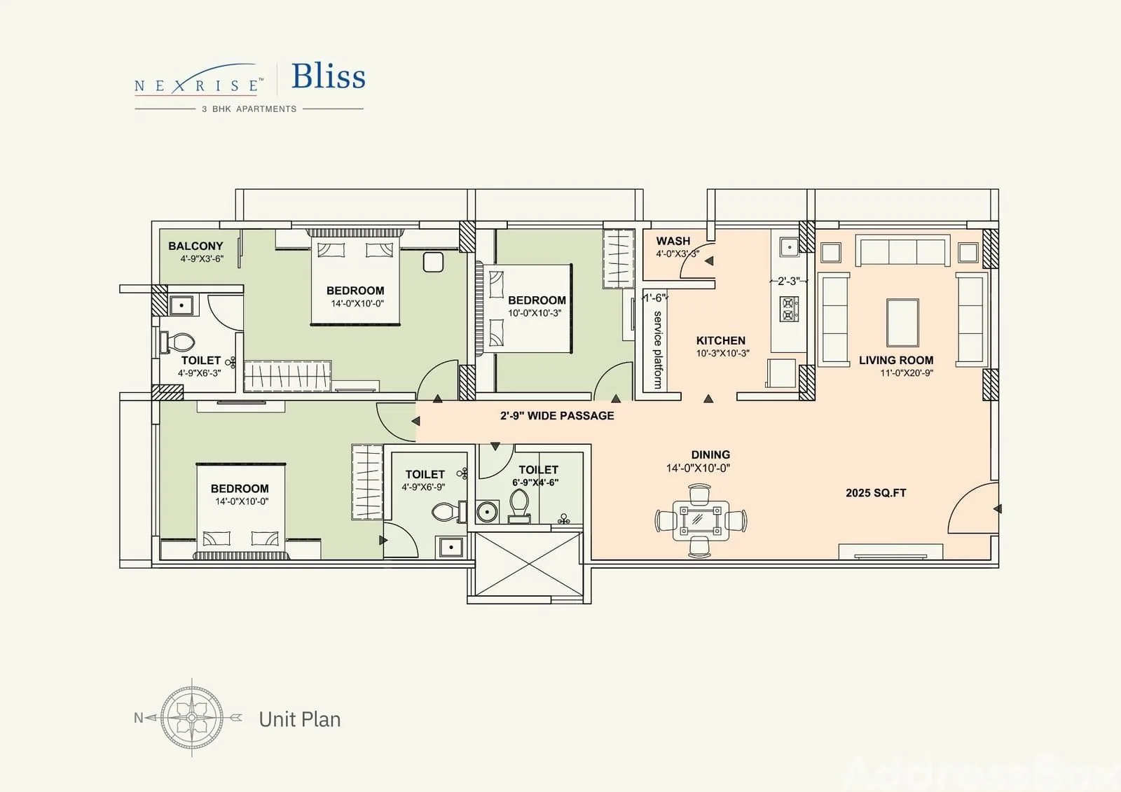 NEXRISE BLISS Floor Plan
