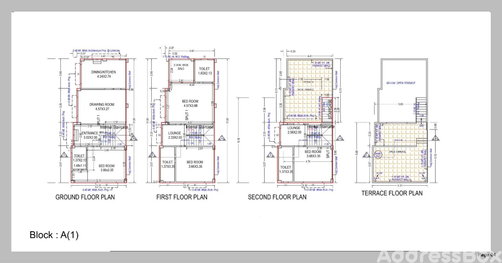GAJANAN ROYAL Floor Plan