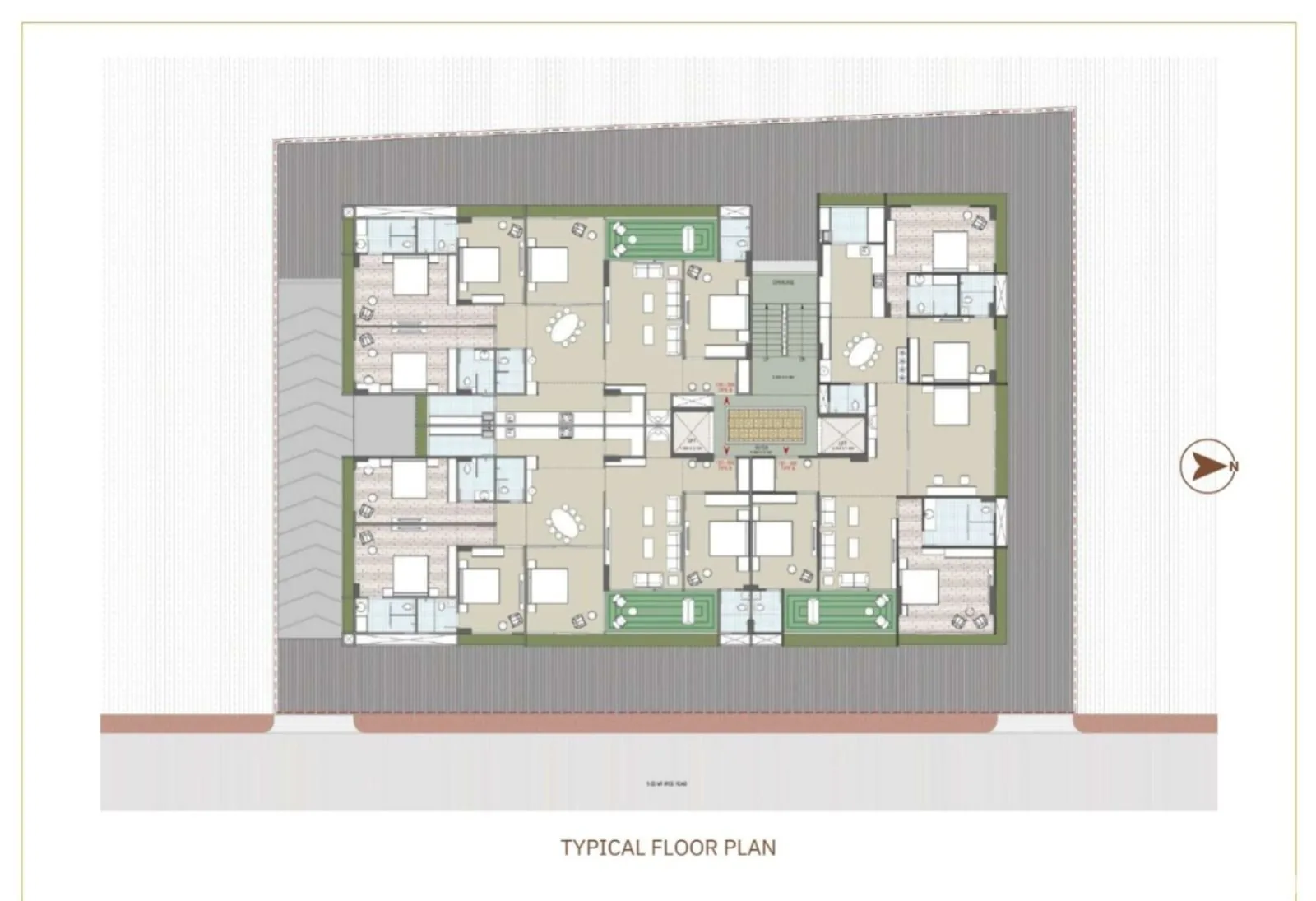 Triveni 1Five Floor Plan