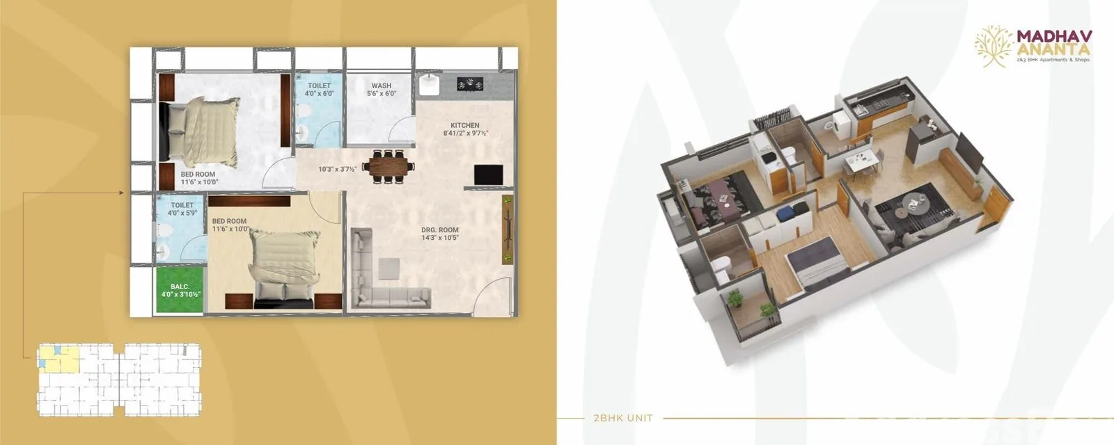 MADHAV ANANTA Floor Plan
