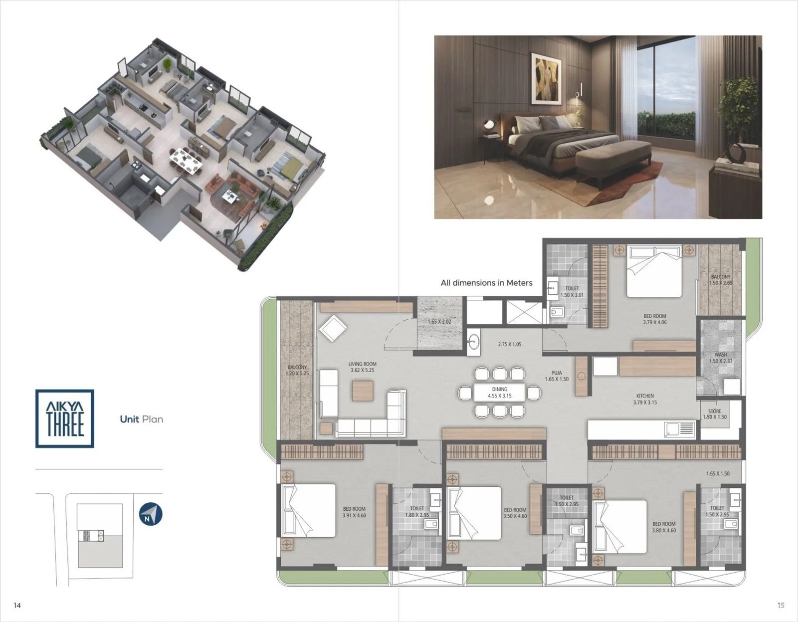AIKYA THREE Floor Plan