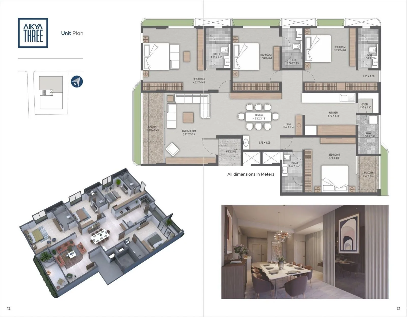 AIKYA THREE Floor Plan