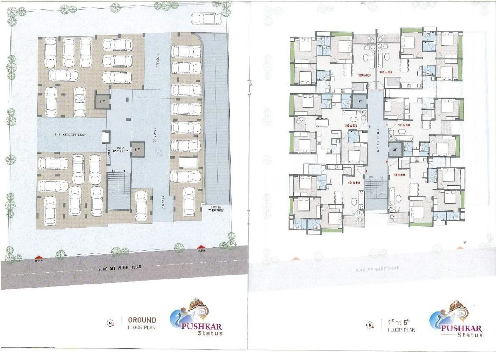 PUSHKAR STATUS Floor Plan