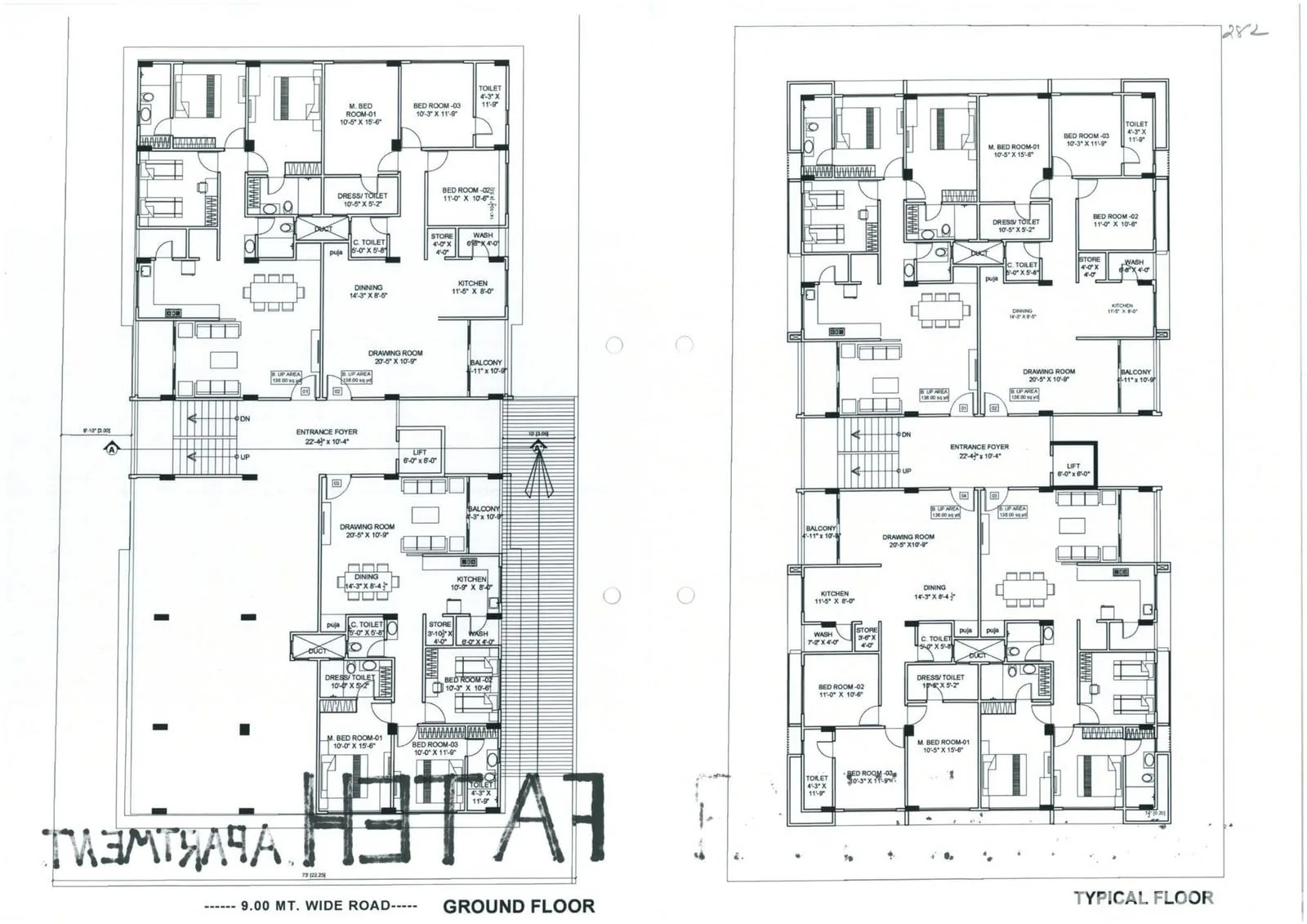 FATEH APARTMENT Floor Plan