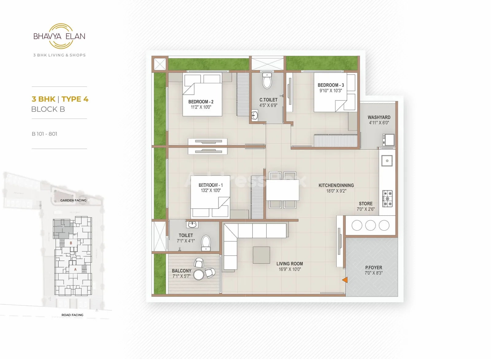 BHAVYA ELAN Floor Plan