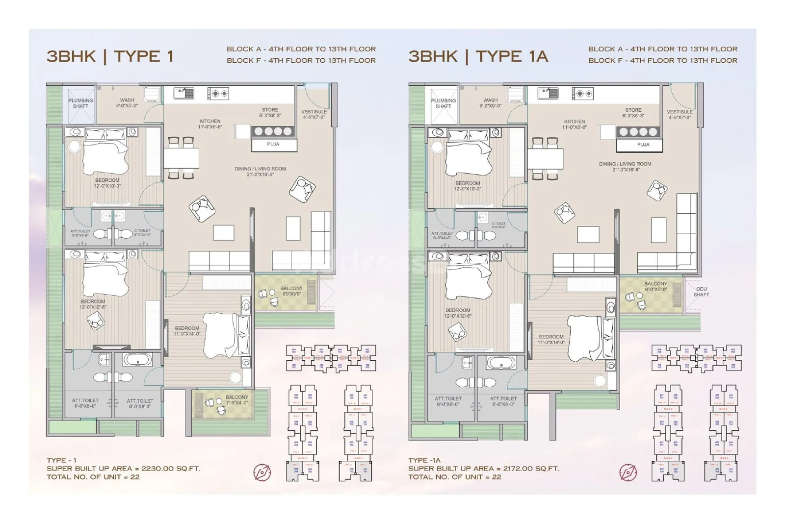 The Palm Paradise Floor Plan