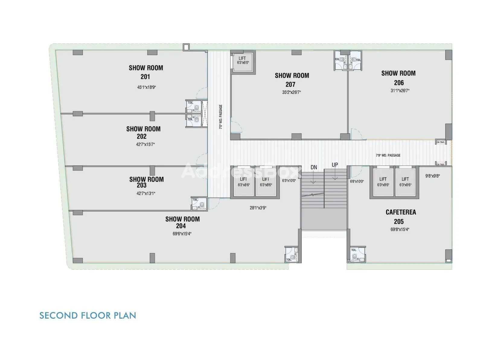 Commercial In Panjrapole Floor Plan
