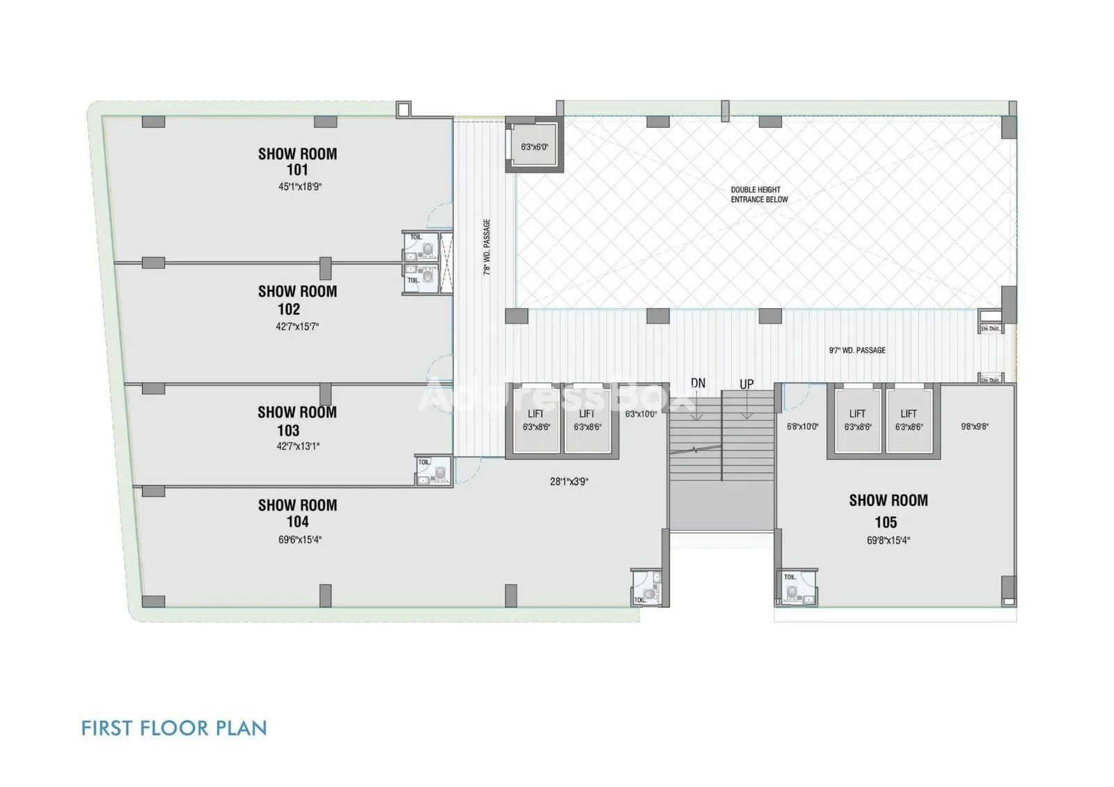Commercial In Panjrapole Floor Plan