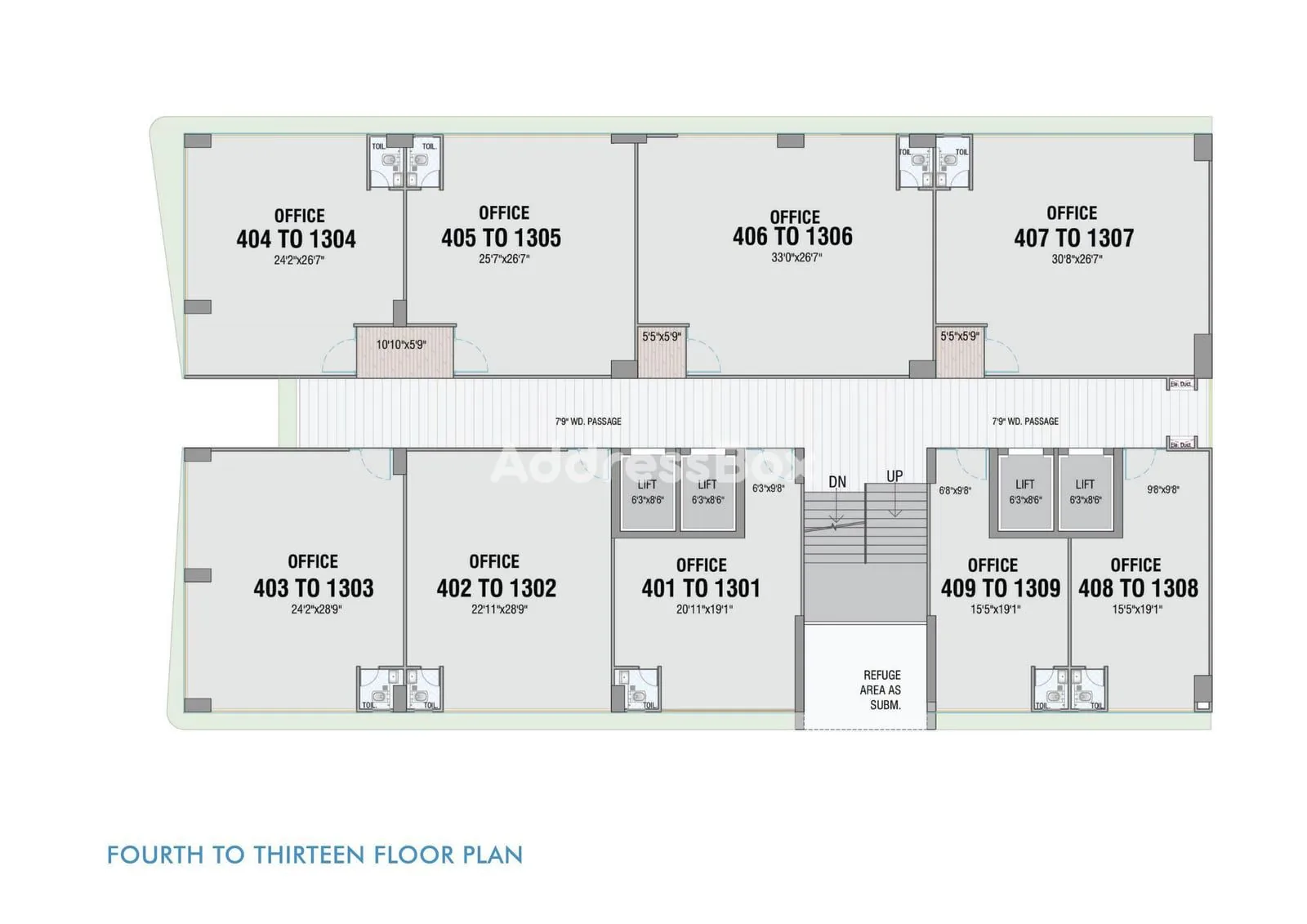 Commercial In Panjrapole Floor Plan