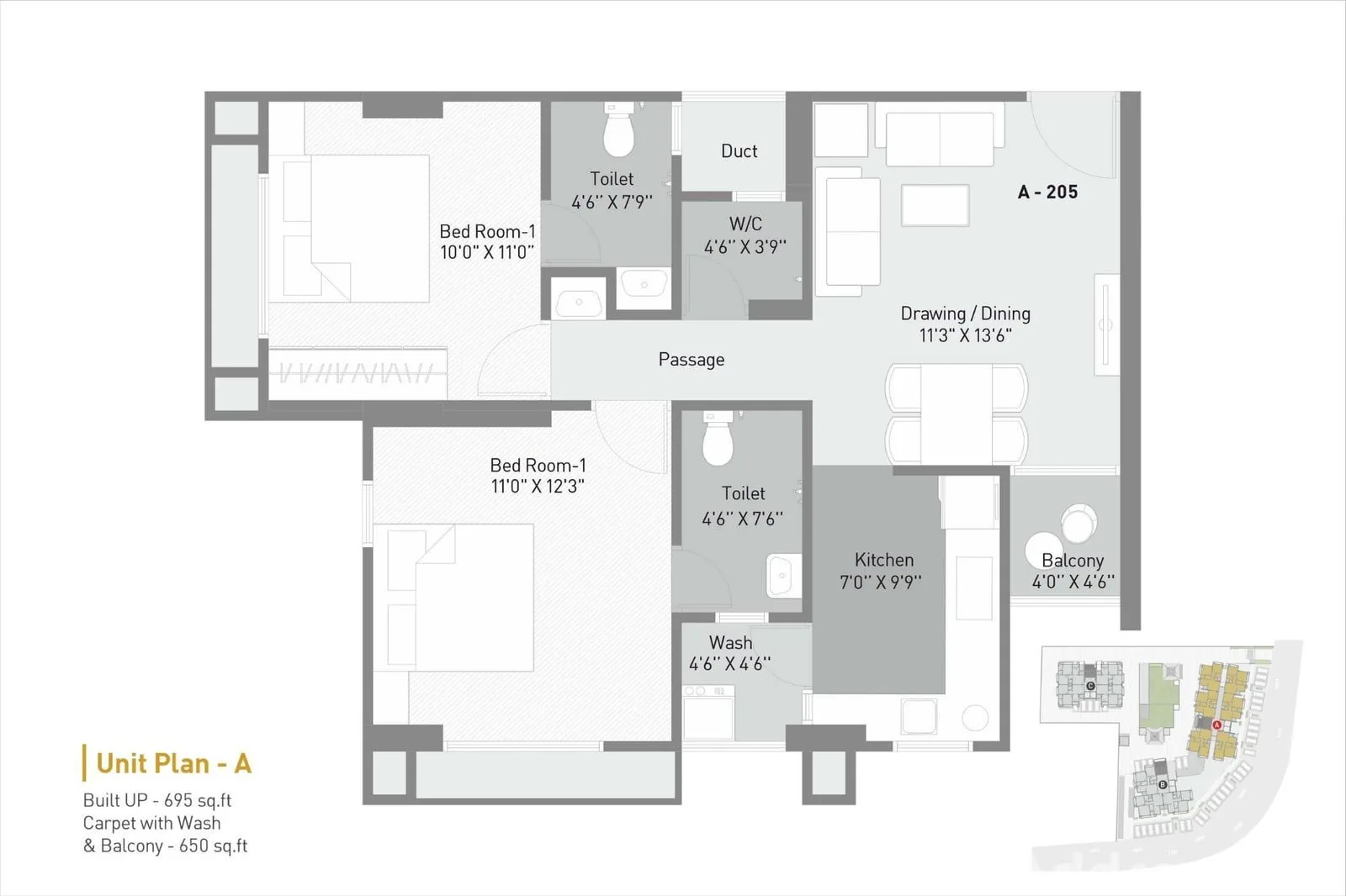 MYCO AKEELAH Floor Plan