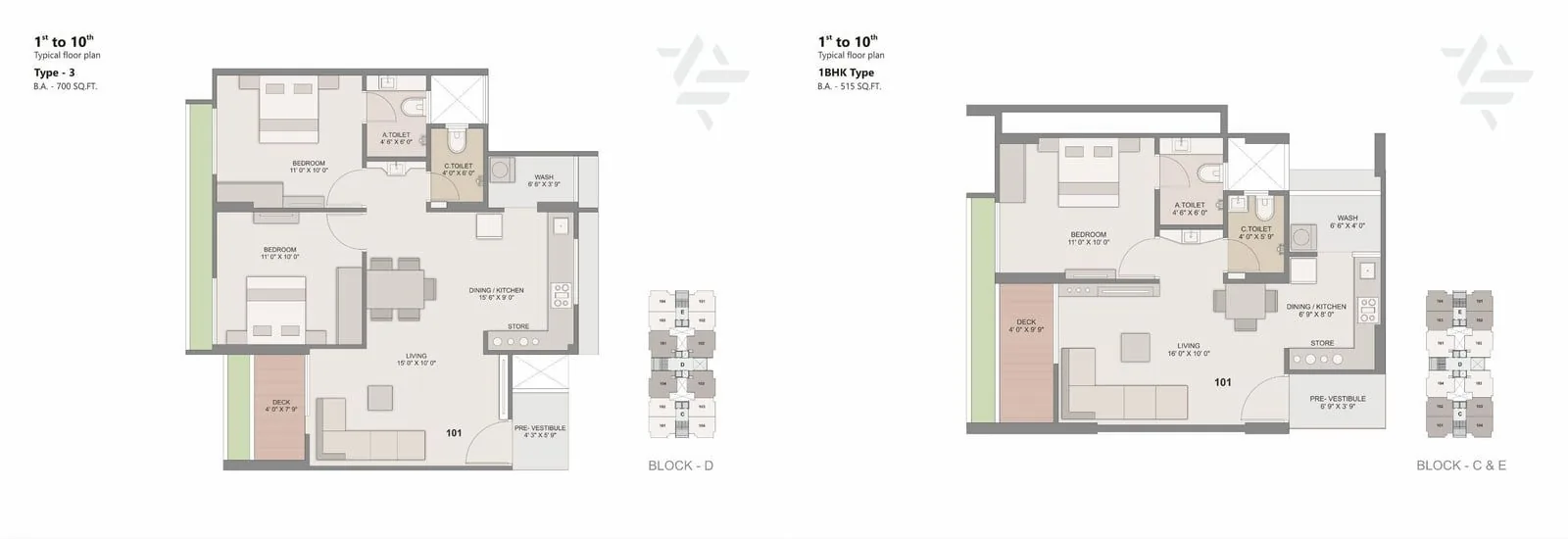 ASTHA HOMES Floor Plan
