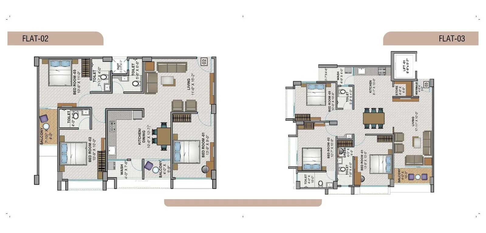 PUSHKAR APARTMENT Floor Plan