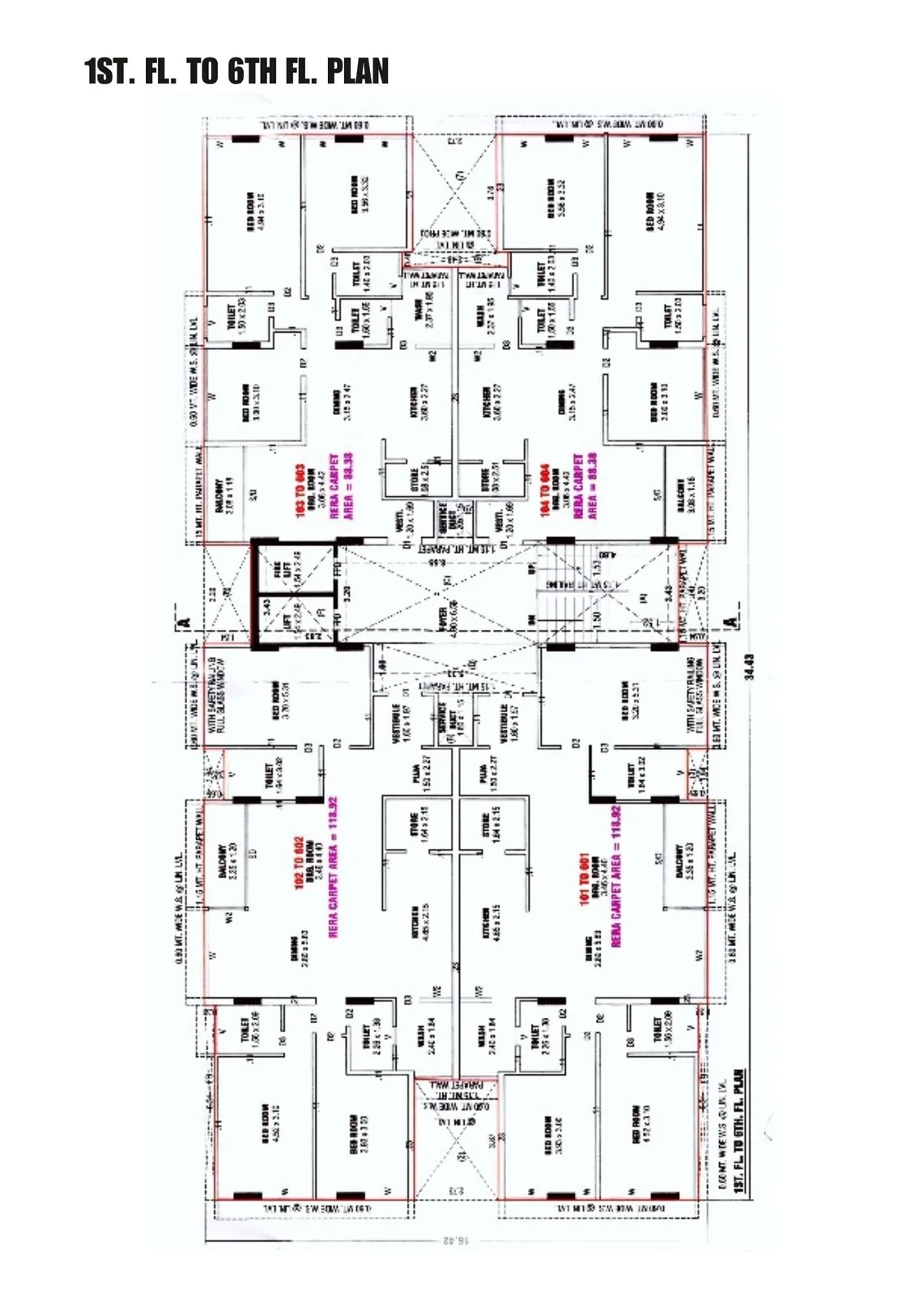 RAJAL APARTMENT Floor Plan