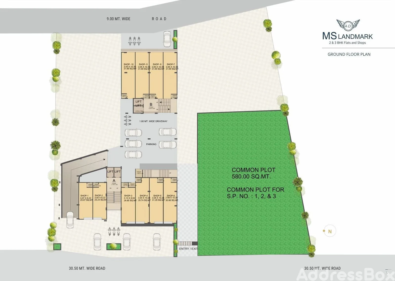 MS LANDMARK - Commercial Floor Plan