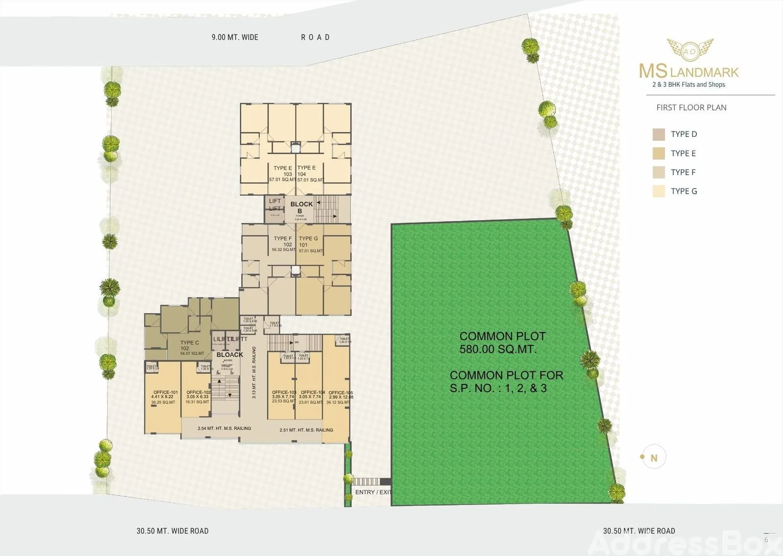 MS LANDMARK - Commercial Floor Plan