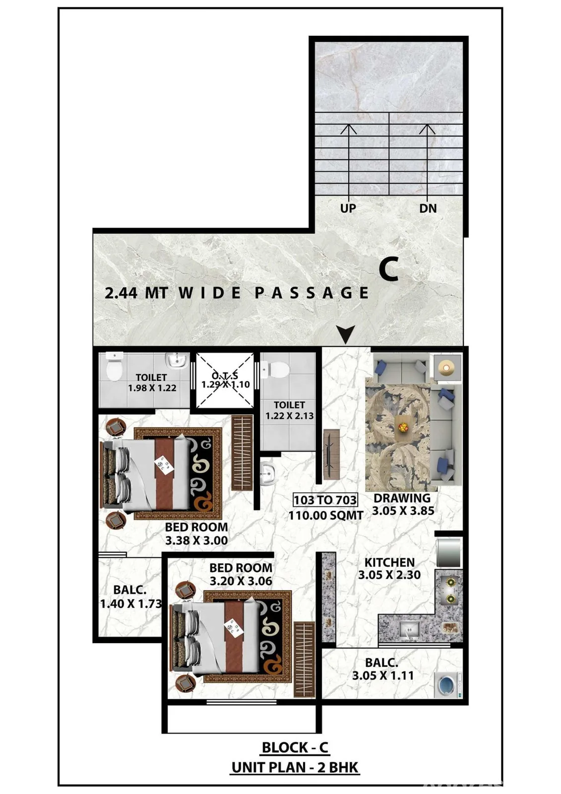 JHALAK SKYVIEW Floor Plan