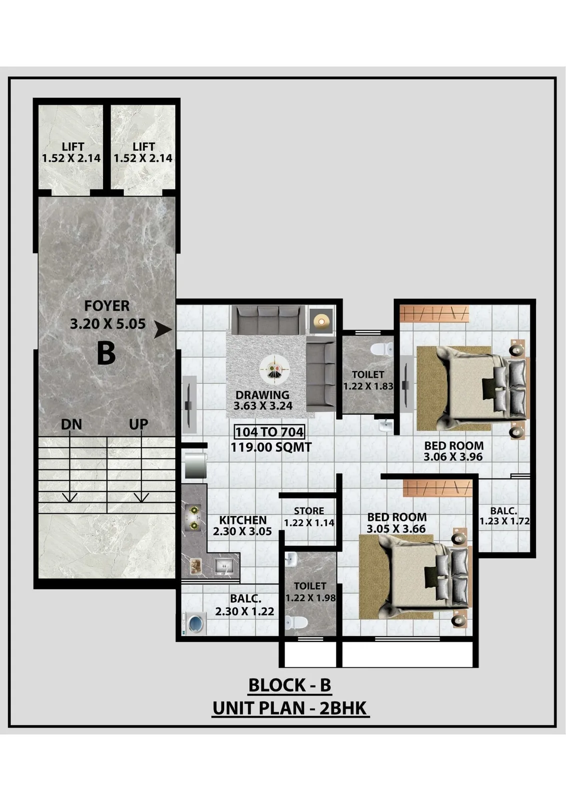 JHALAK SKYVIEW Floor Plan
