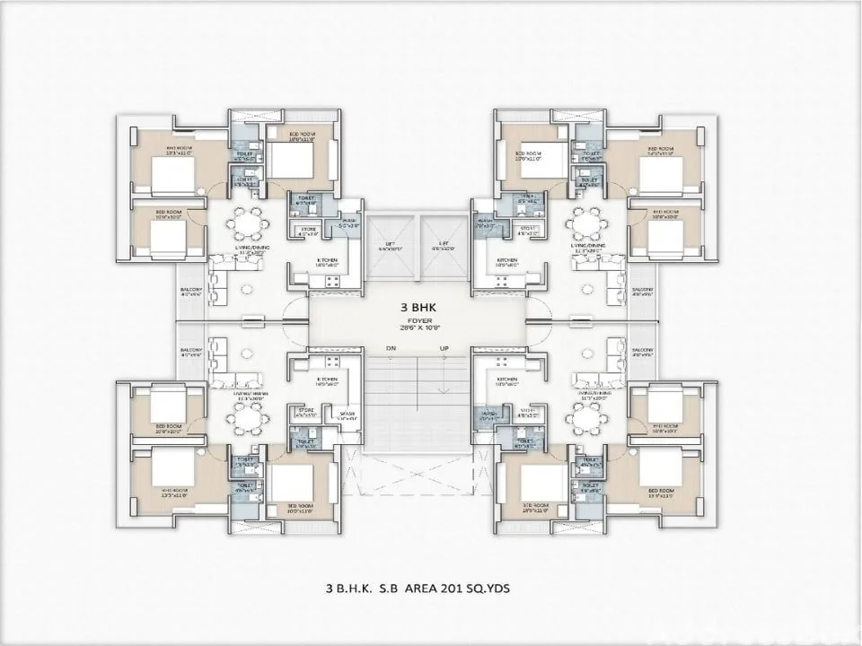 MODERN FLATS Floor Plan