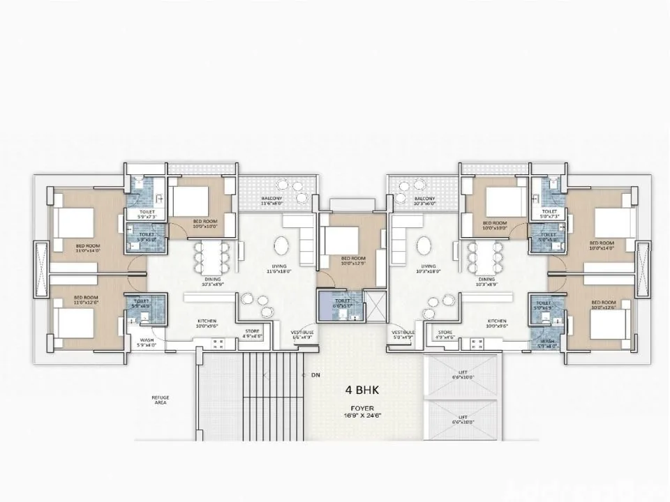 MODERN FLATS Floor Plan