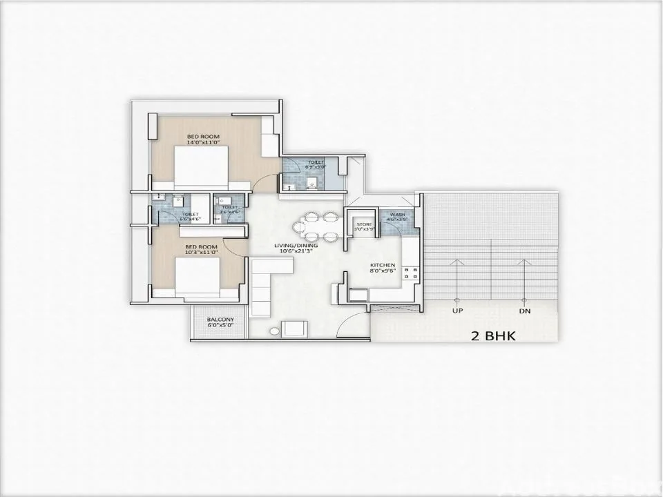MODERN FLATS Floor Plan