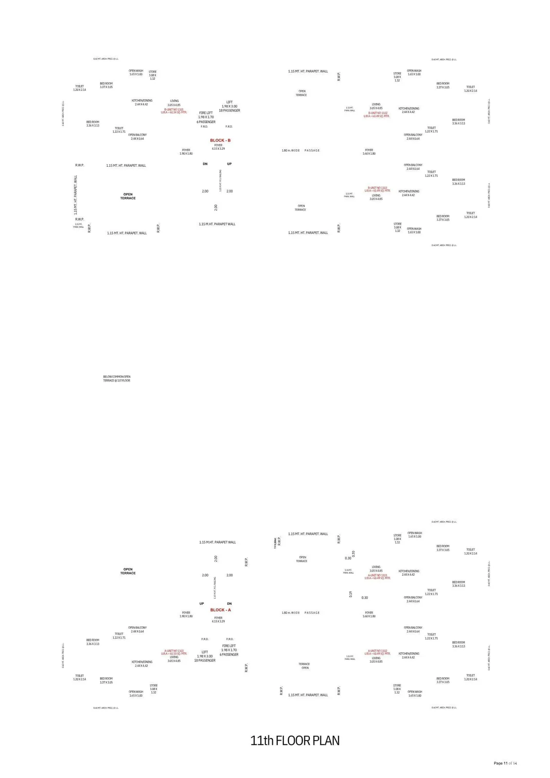 RADHIKA COUTYARD Floor Plan