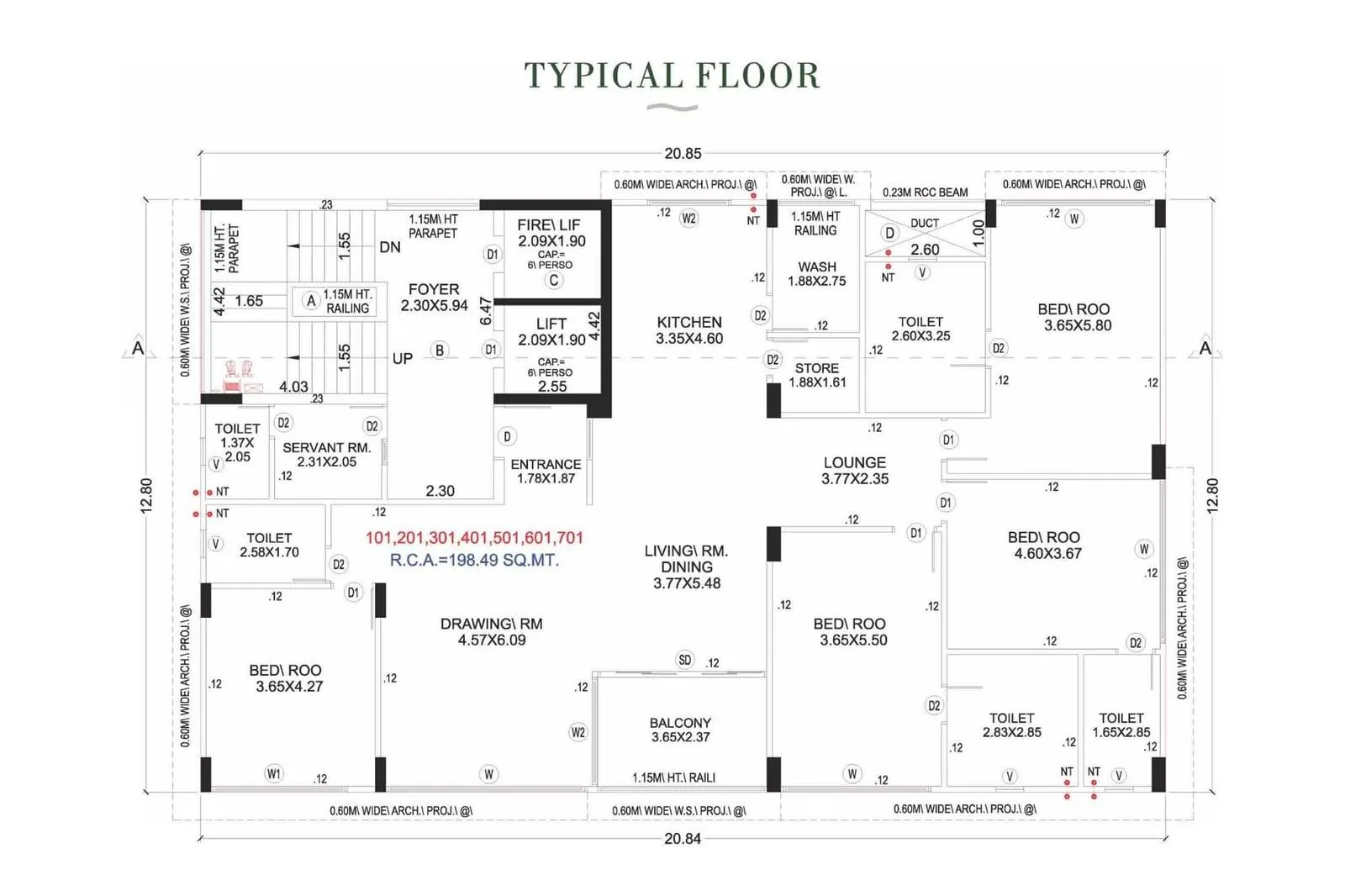 INFINITY BAISHARAN Floor Plan