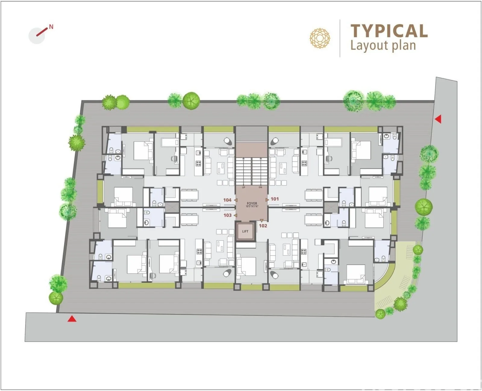 Rajharsh Enclave Floor Plan