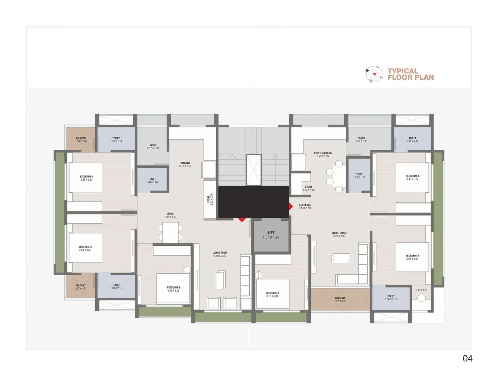 Prasthan 10 Floor Plan