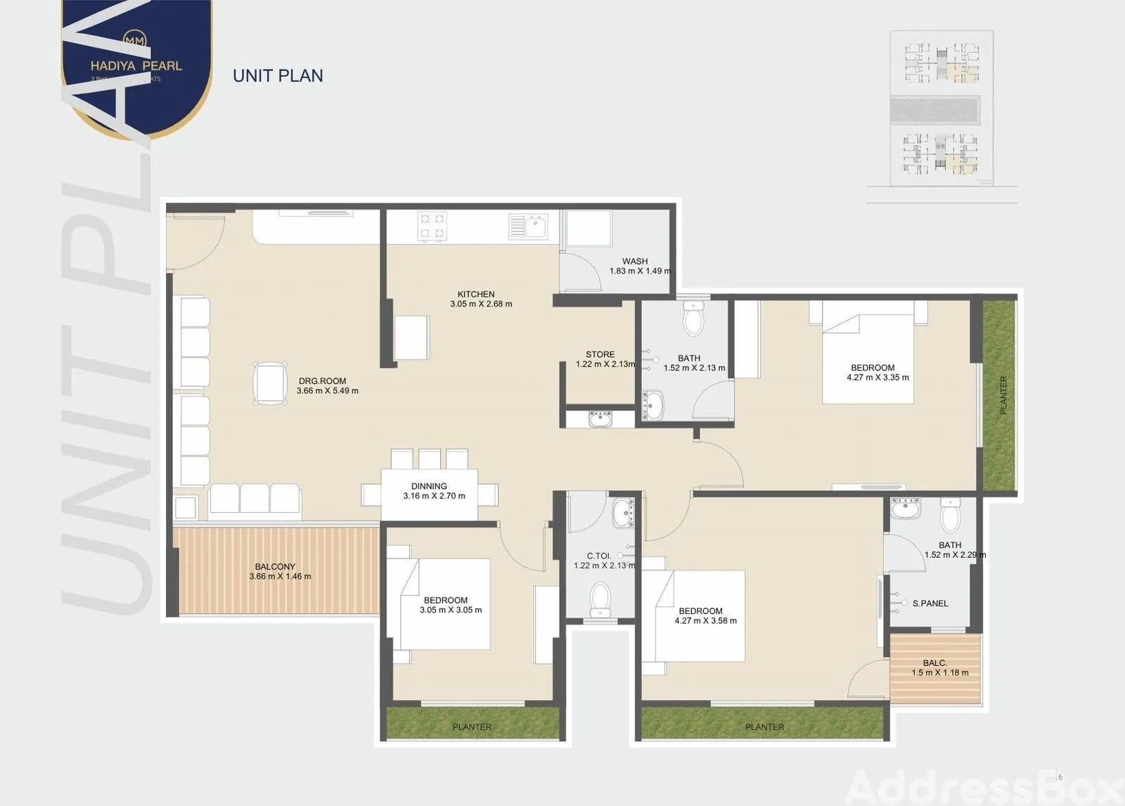 Hadiya Pearl Floor Plan