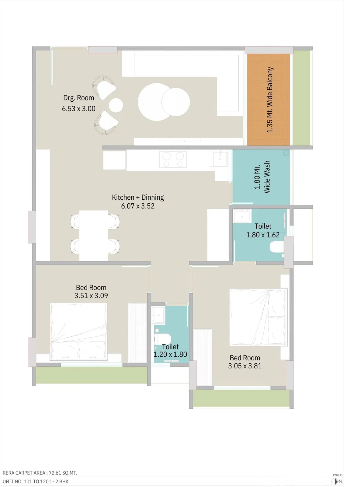 JEEVAN PARAG APPARTMENT Floor Plan