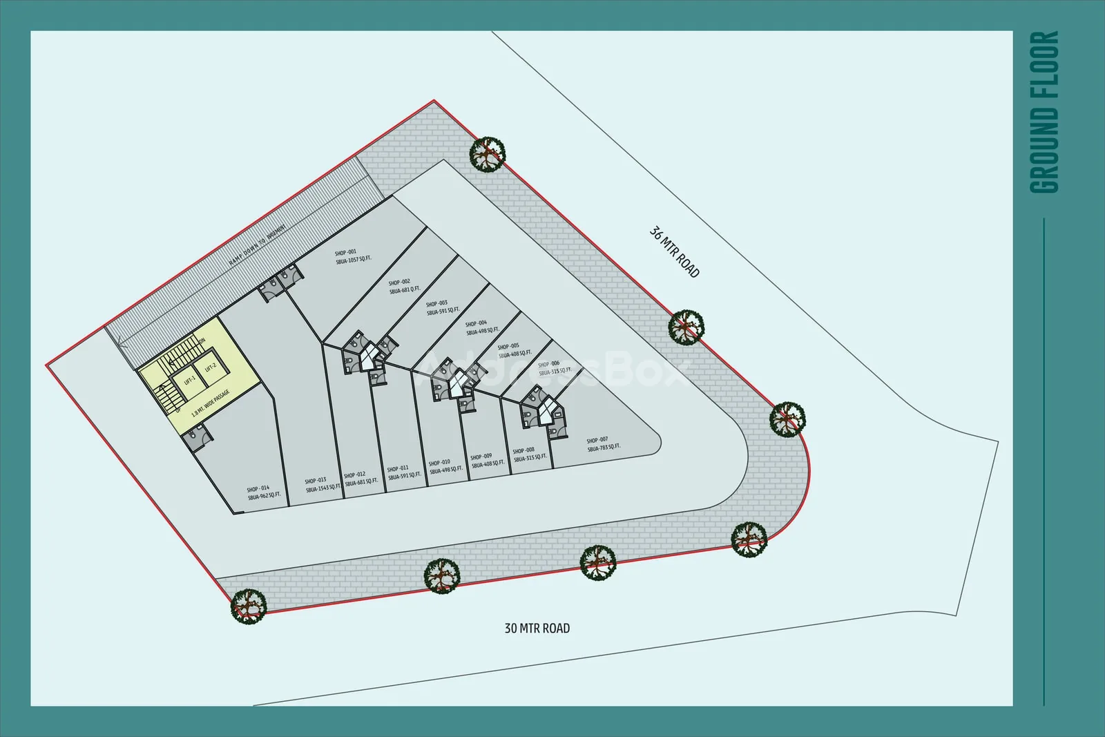 HR EXETER II Floor Plan