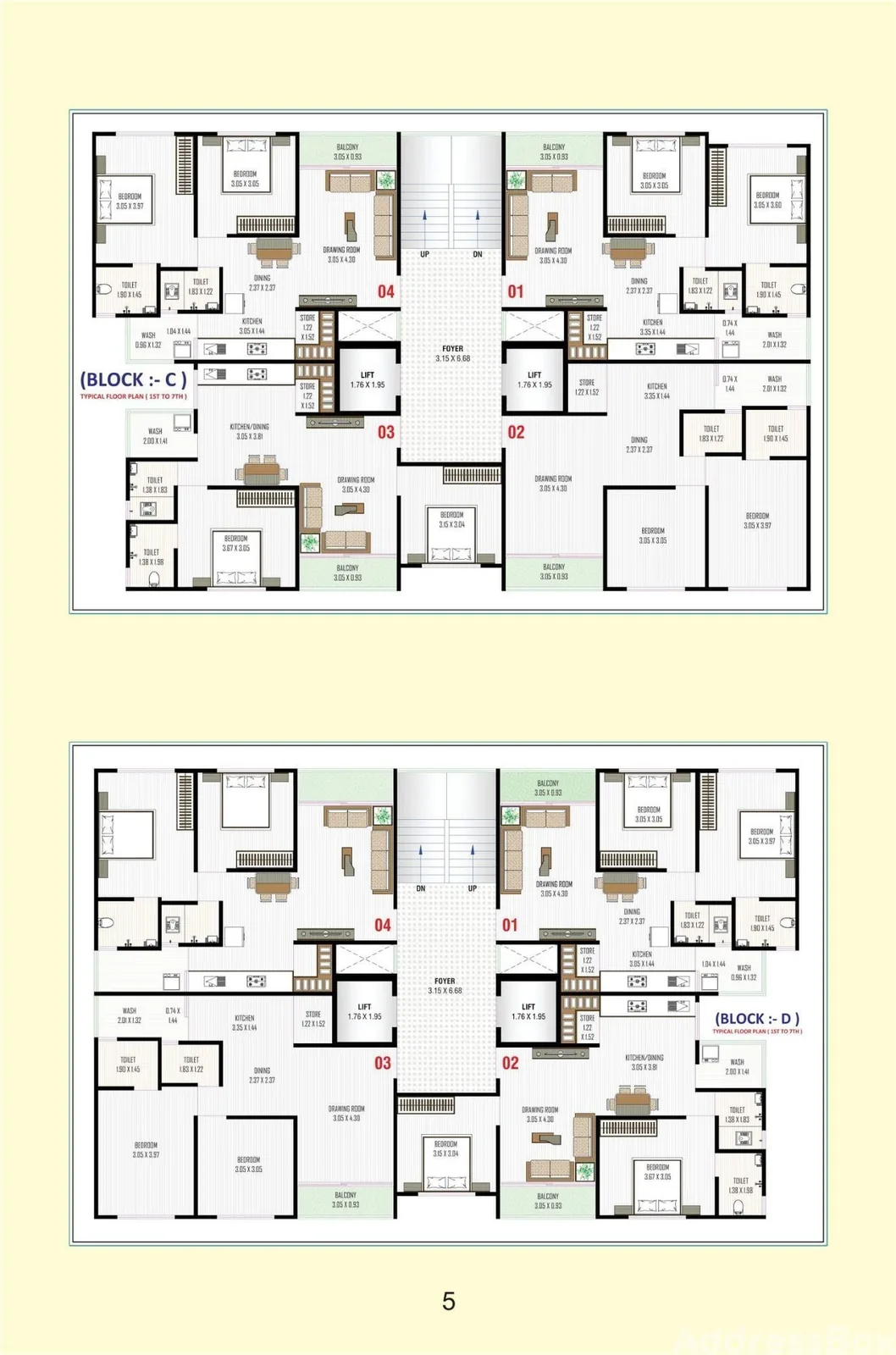 NB SKY Floor Plan