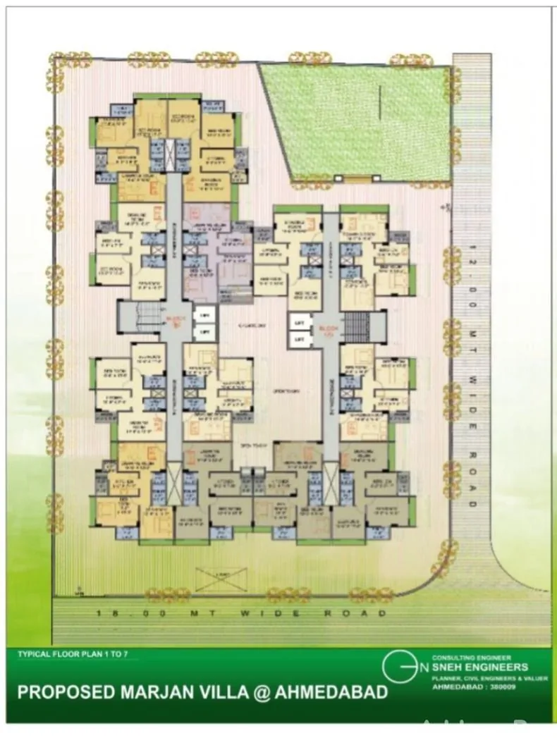 MARJAN HEIGHTS Floor Plan