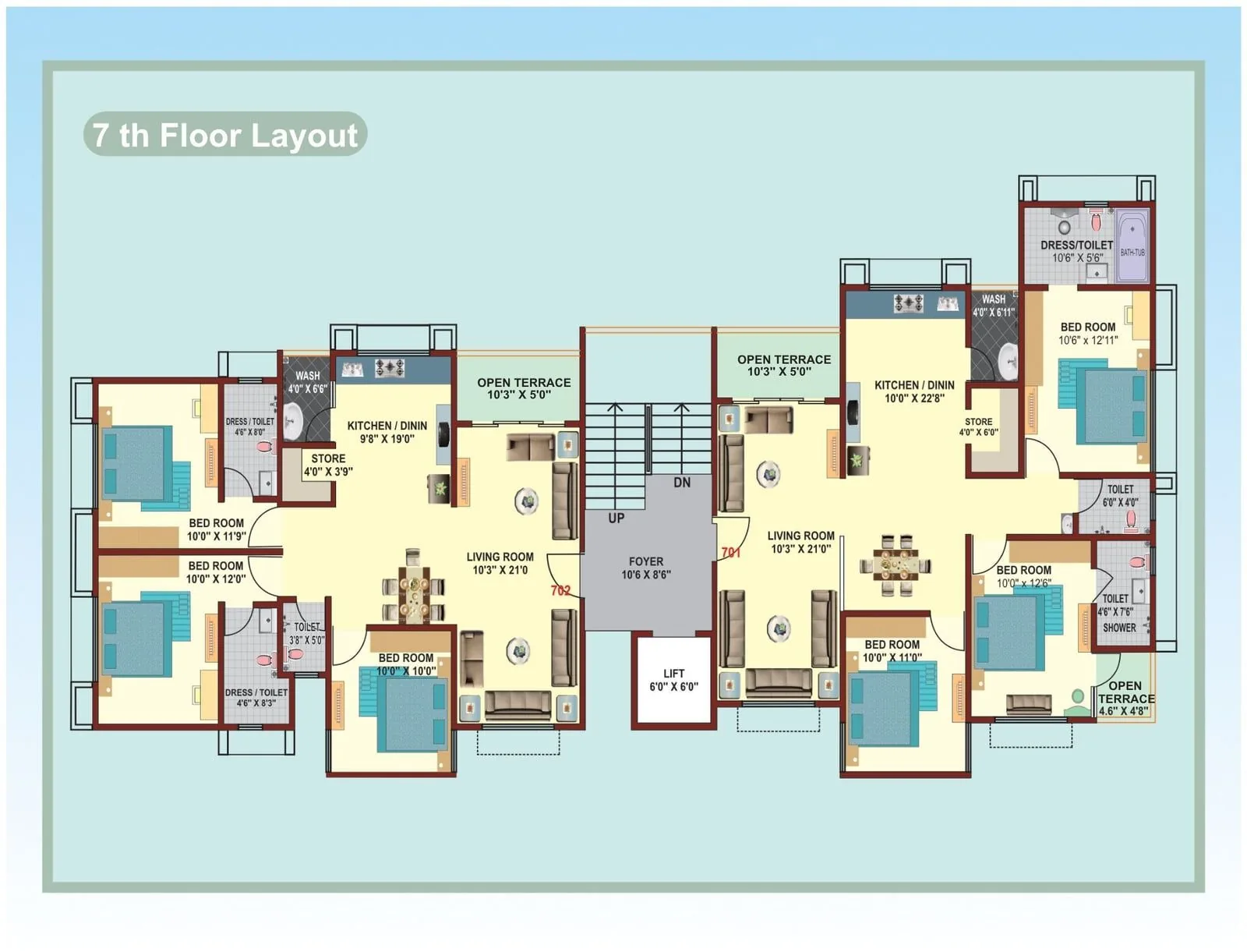 ANTILIA HEIGHTS Floor Plan