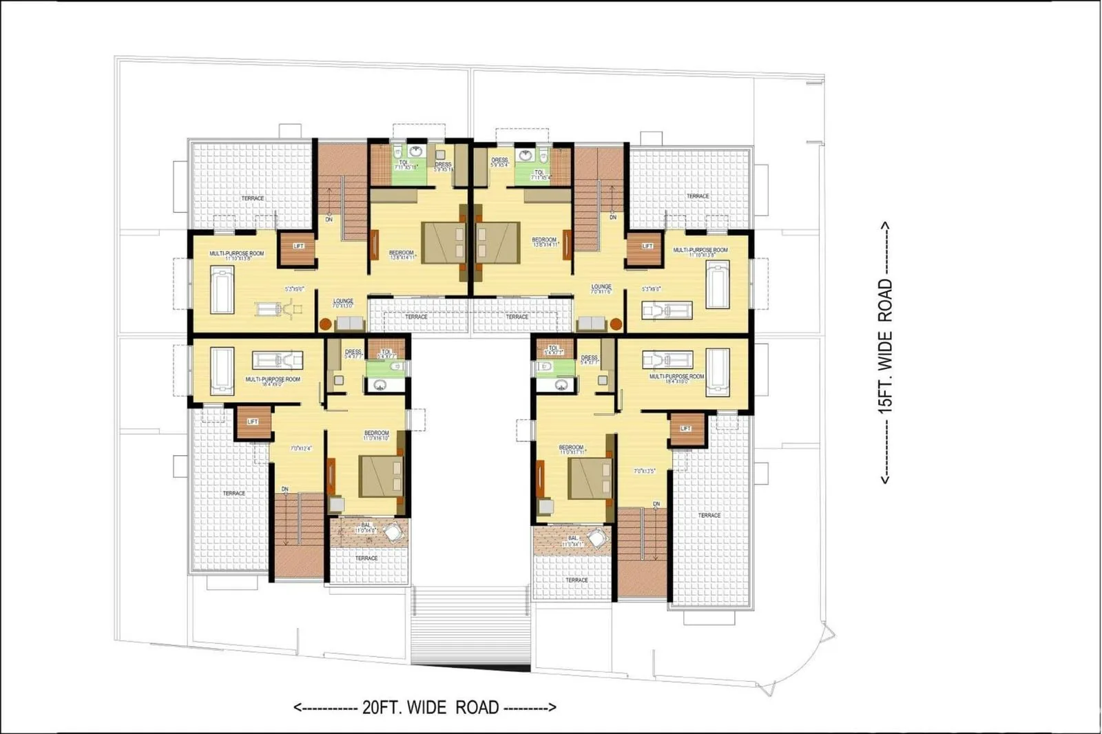 AANGI BUNGLOWS Floor Plan