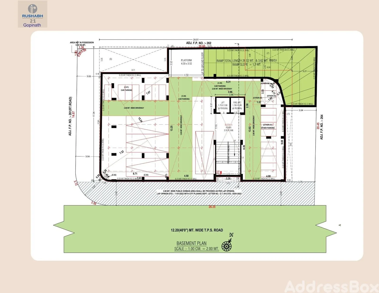 RUSHABH 21 GOPINATH Floor Plan