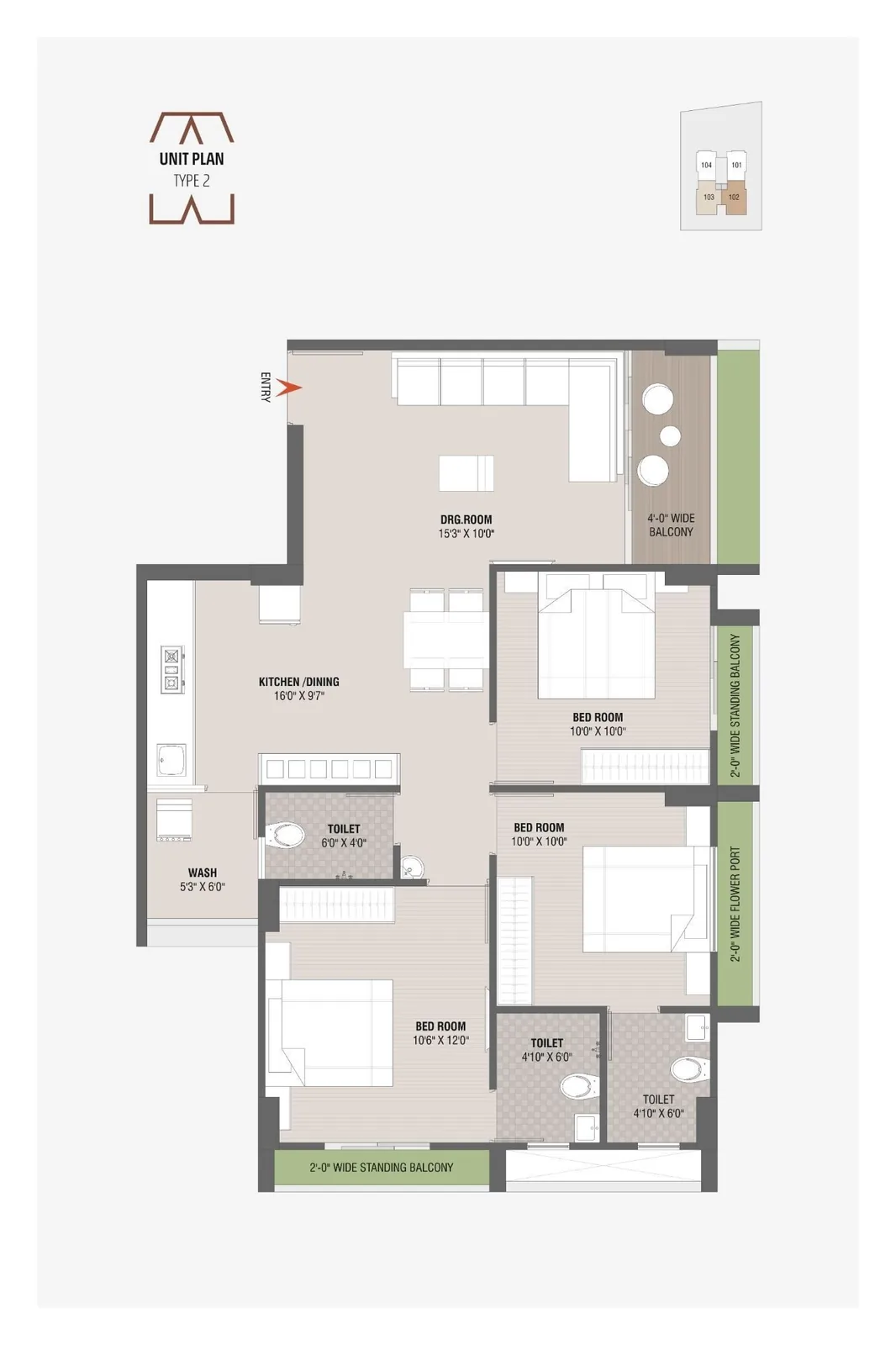ANANTAM 51 Floor Plan