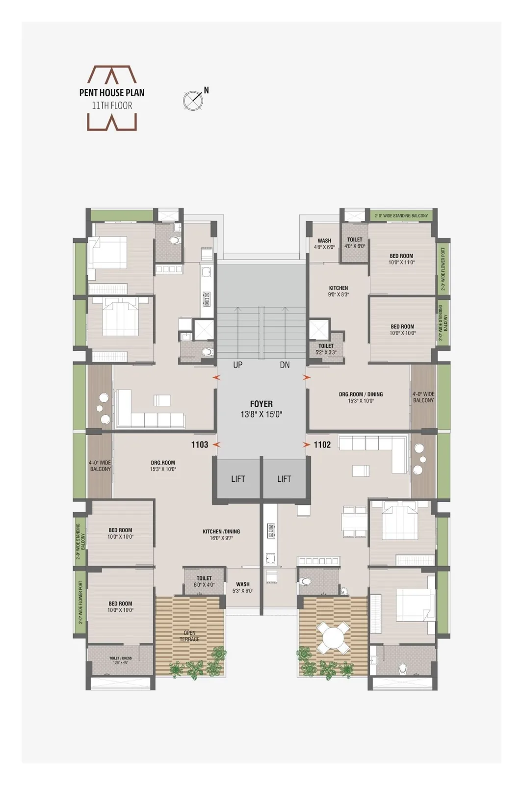 ANANTAM 51 Floor Plan