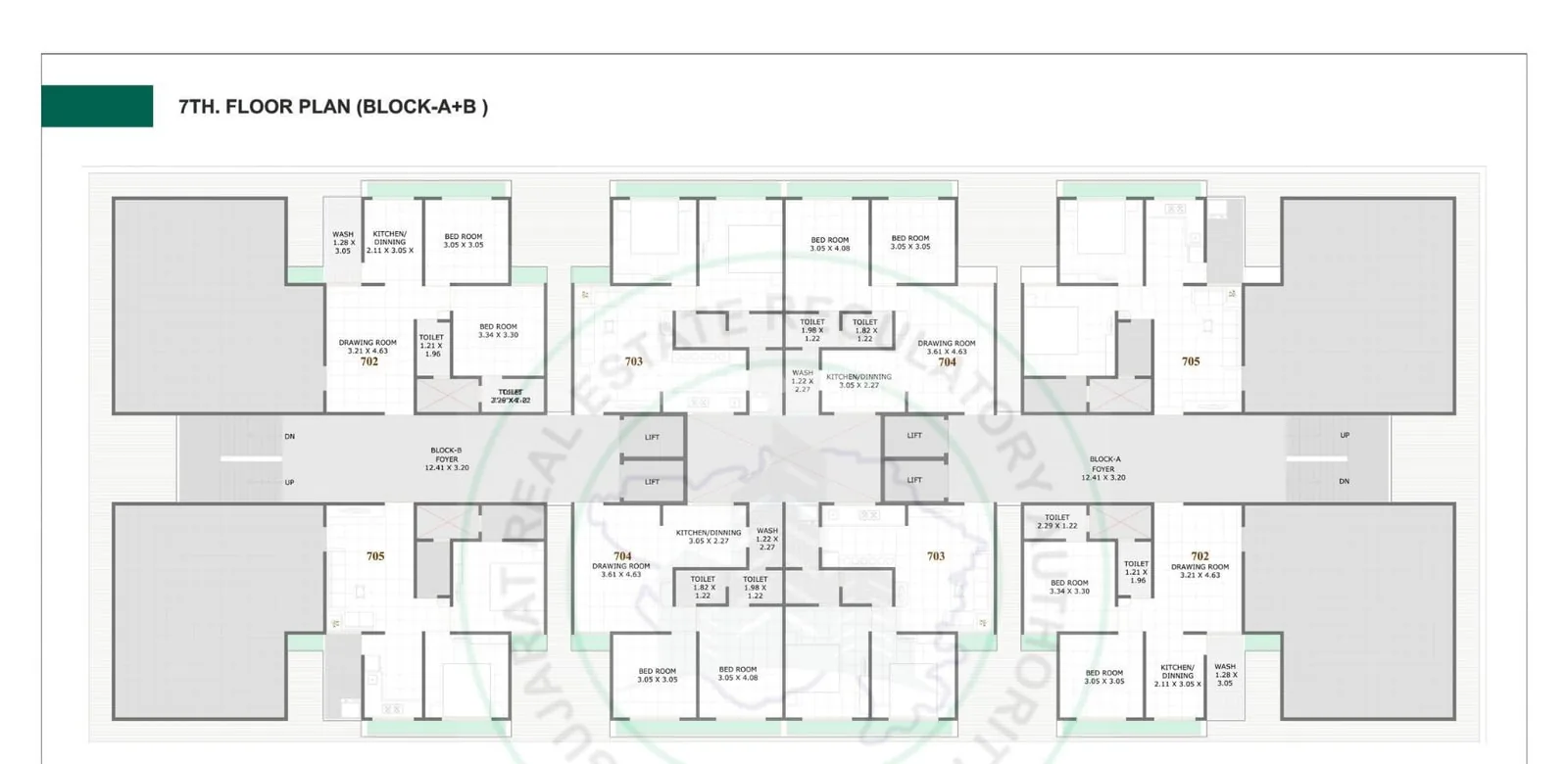 ROYAL RIYAZ RESIDENCY Floor Plan
